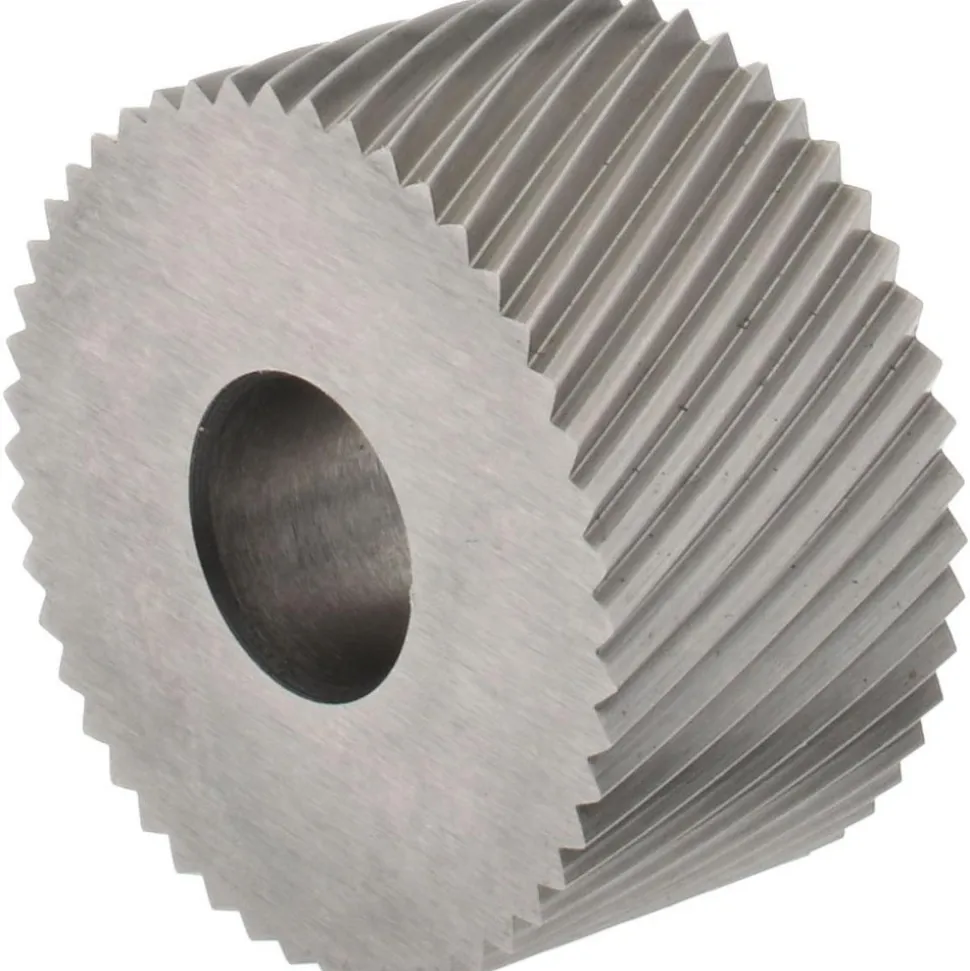 Standard Knurl Wheel: 3/4" Dia, 80 ° Tooth Angle, Diagonal, Cobalt
