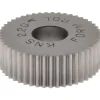 Standard Knurl Wheel: 3/4" Dia, 90 ° Tooth Angle, 20 TPI, Straight, Cobalt
