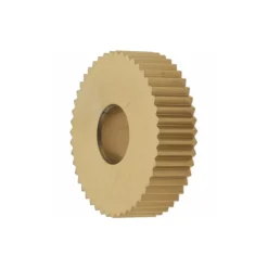 Standard Knurl Wheel: 3/4" Dia, 90 ° Tooth Angle, 20 TPI, Straight, High Speed Steel