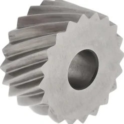 Standard Knurl Wheel: 3/4" Dia, 90 ° Tooth Angle, 10 TPI, Diagonal, High Speed Steel