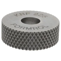 Standard Knurl Wheel: 3/4" Dia, 90 ° Tooth Angle, 25 TPI, Diamond, High Speed Steel
