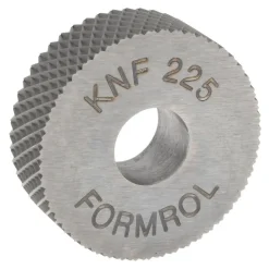 Standard Knurl Wheel: 3/4" Dia, 90 ° Tooth Angle, 25 TPI, Diamond, High Speed Steel