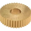 Standard Knurl Wheel: 3/4" Dia, 90 ° Tooth Angle, 16 TPI, Straight, High Speed Steel