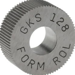 Standard Knurl Wheel: 5/8" Dia, 80 ° Tooth Angle, Straight, High Speed Steel