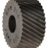 Standard Knurl Wheel: 3/4" Dia, 90 ° Tooth Angle, 14 TPI, Diagonal, High Speed Steel