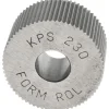 Standard Knurl Wheel: 3/4" Dia, 90 ° Tooth Angle, 30 TPI, Straight, High Speed Steel