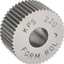 Standard Knurl Wheel: 3/4" Dia, 90 ° Tooth Angle, 20 TPI, Straight, Cobalt