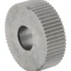 Standard Knurl Wheel: 3/4" Dia, 90 ° Tooth Angle, 25 TPI, Straight, High Speed Steel