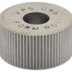 Standard Knurl Wheel: 3/4" Dia, 80 ° Tooth Angle, Straight, High Speed Steel