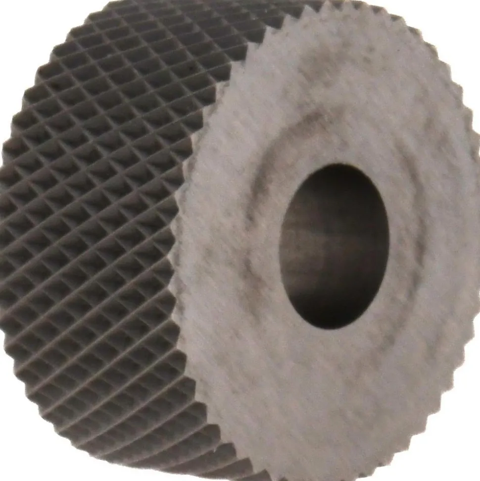 Standard Knurl Wheel: 3/4" Dia, 90 ° Tooth Angle, 25 TPI, Diamond, High Speed Steel