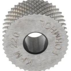 Standard Knurl Wheel: 3/4" Dia, 90 ° Tooth Angle, 20 TPI, Diamond, High Speed Steel