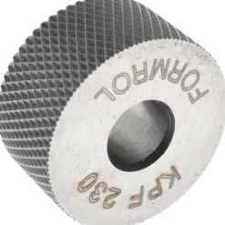 Standard Knurl Wheel: 3/4" Dia, 90 ° Tooth Angle, 30 TPI, Diamond, High Speed Steel