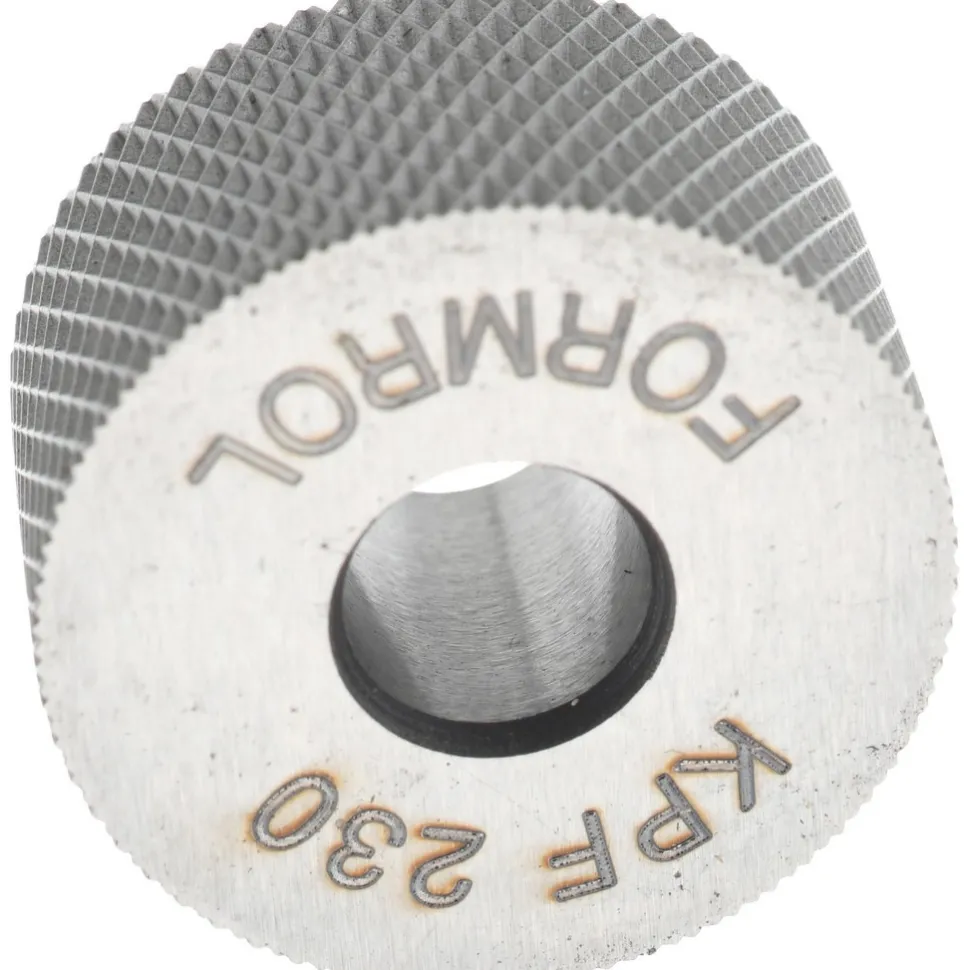 Standard Knurl Wheel: 3/4" Dia, 90 ° Tooth Angle, 30 TPI, Diamond, High Speed Steel