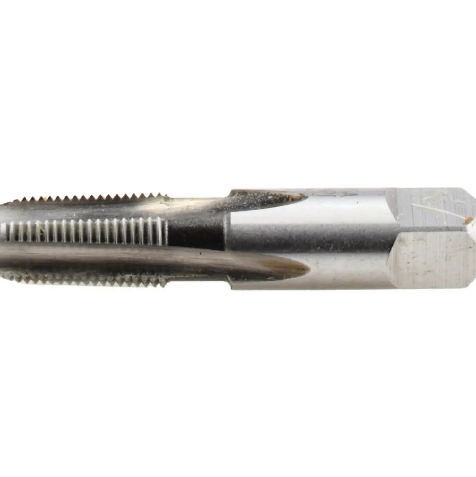 Standard Pipe Tap: 1/8-27, NPT, 4 Flutes, High Speed Steel, Bright/Uncoated
