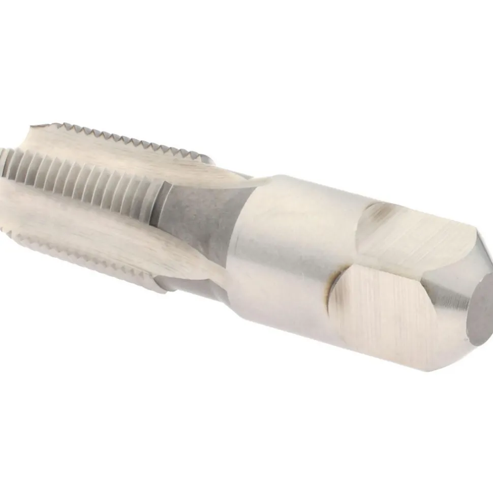 Standard Pipe Tap: 3/8-18, NPT, 4 Flutes, High Speed Steel, Bright/Uncoated