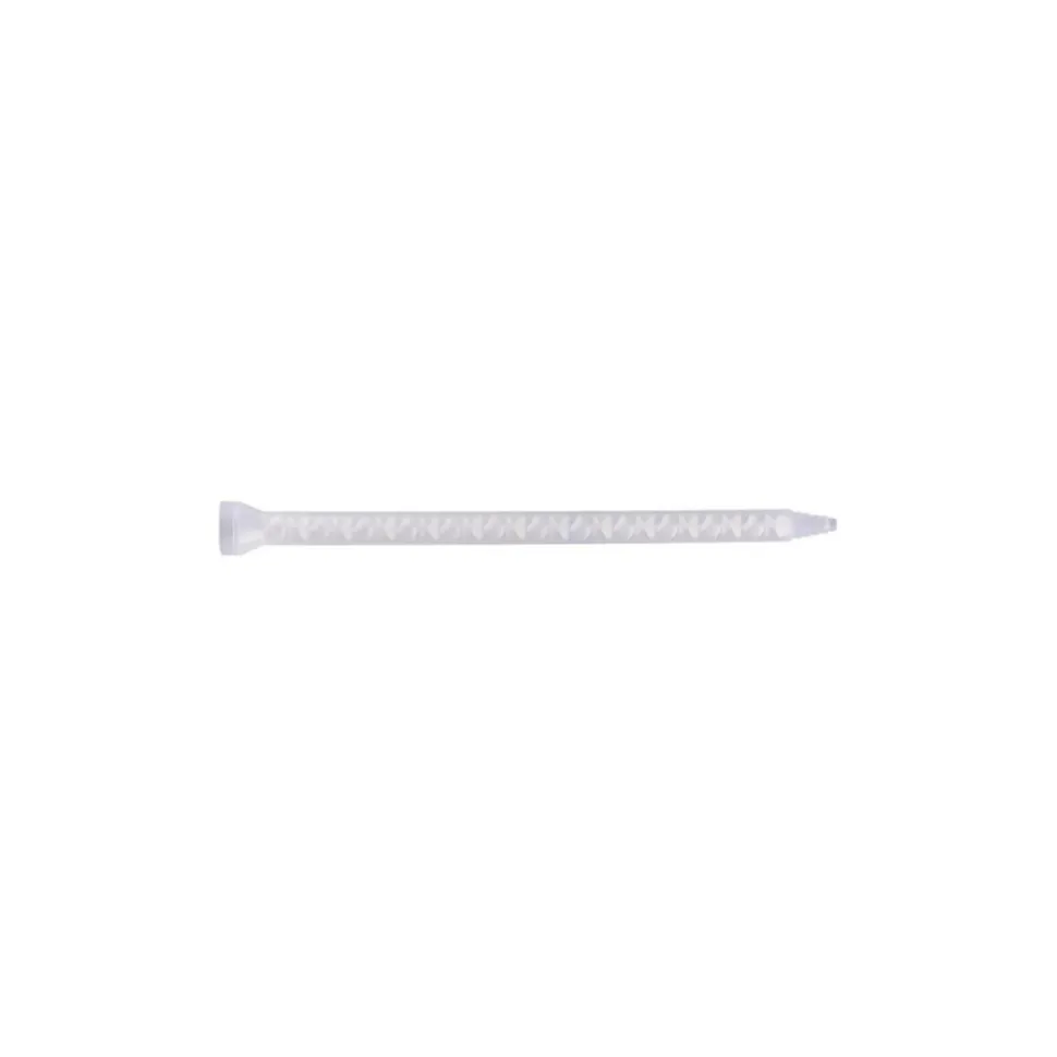 Static Mix Nozzles for 200/400ml C-Style Dual Cartridges, 8.0 mm ID, Helical, Stepped, 1:1 / 2:1, 24 Elements, 10/pack