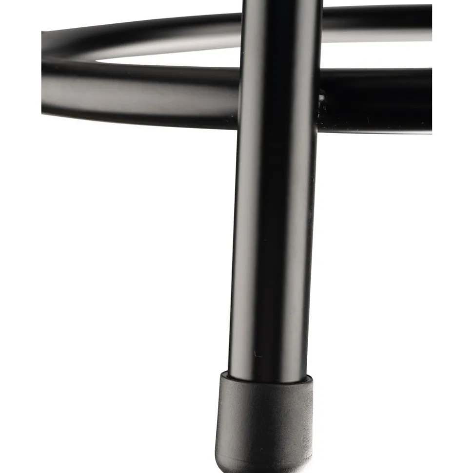 Stationary Stools; Type: Fixed Height Stool; Base Type: Steel; Overall Height: 24; 24 in; Overall Height (Inch): 24; 24 in; Width (Inch): 15 in; Depth (Inch): 15 in; Seat Material: Vinyl; Seat Shape: Round; Seat Color: Black; Seat Adjustment Type: Fixed; Weight Capacity: 300 lb; Base Color: Black