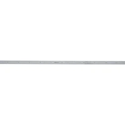 Steel Rule: 12" OAL, 5R Graduation, Flexible, 1/2" OAW