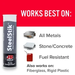 SteelStik Steel Enforced Epoxy Putty, Dark Gray, 2 oz