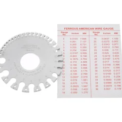 #36 Steel Wire and Sheet Metal Gage