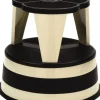 Step Stand Stool: 16" OAW, Steel