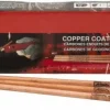 Stick Welding Electrode: 1/4" Dia, 12" Long, Copper