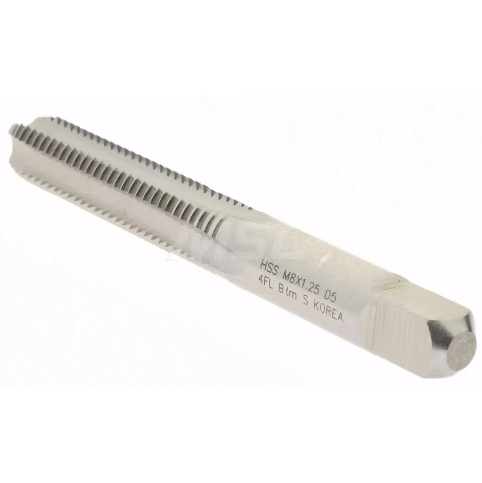 Straight Flute Tap: M8x1.25 Metric Coarse