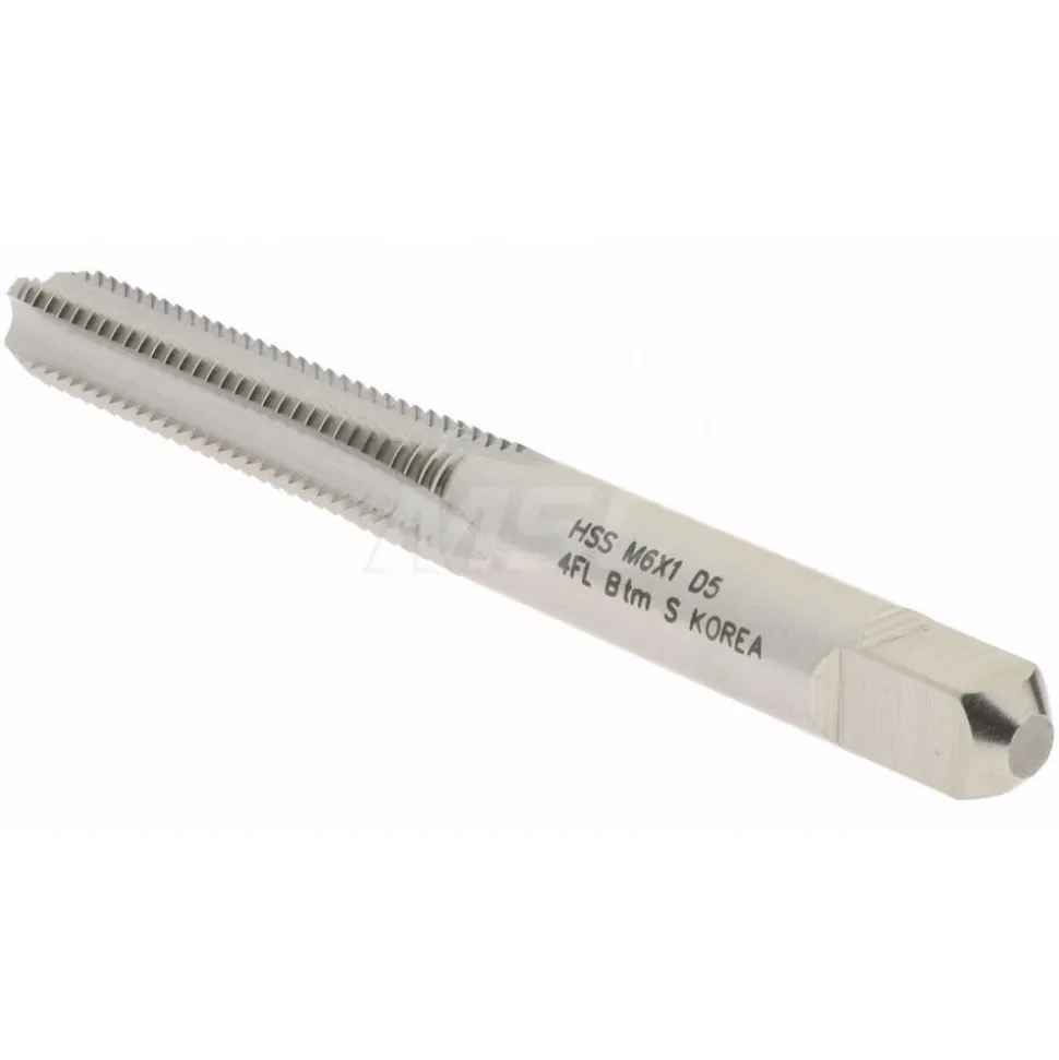 Straight Flute Tap: M6x1 Metric Coarse