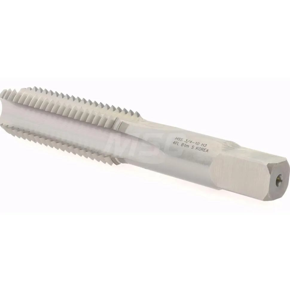Straight Flute Tap: 3/4-10 UNC
