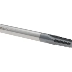 Straight Flute Thread Mill: 1/4-18 & 3/8-18, External & Internal, 4 Flutes, 3/8