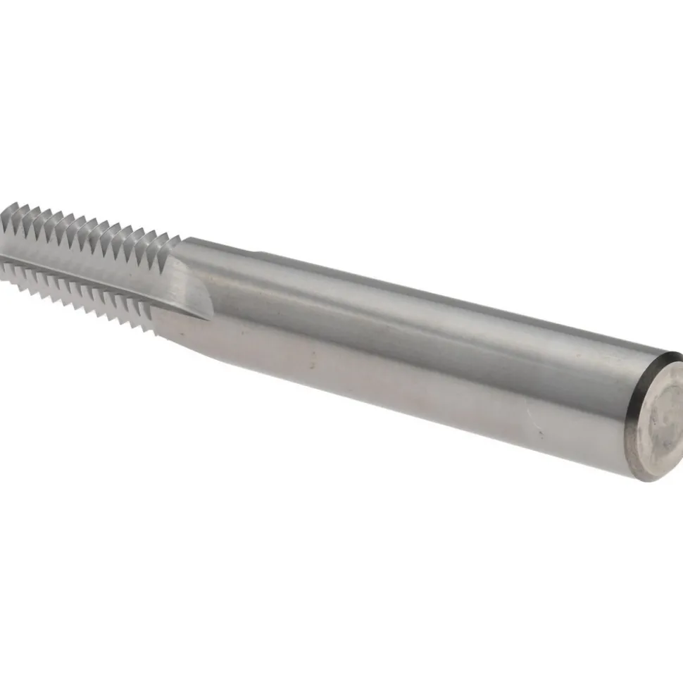 Straight Flute Thread Mill: 1/2-14 & 3/4-14, External & Internal, 4 Flutes, 1/2" Shank Dia, Solid Carbide