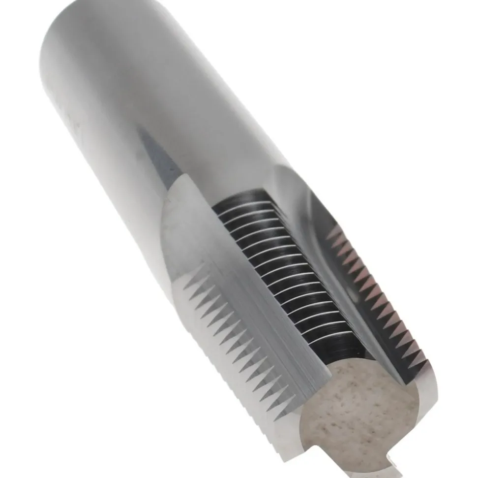Straight Flute Thread Mill: 1/2-14 & 3/4-14, External & Internal, 4 Flutes, 1/2" Shank Dia, Solid Carbide