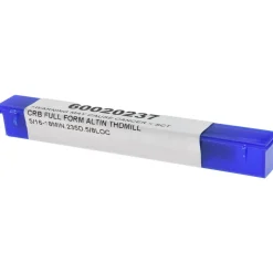 Straight Flute Thread Mill: 5/16-18, Internal, 3 Flutes, 1/4" Shank Dia, Solid Carbide