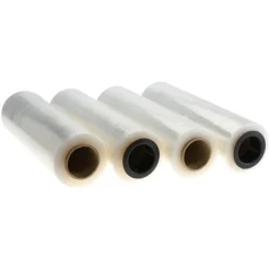 Stretch & Pallet Wrap: Product Type: Cast Stretch Wrap; Color: Clear; Gauge: 44; Width (Inch): 18