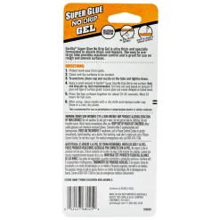 Super Glue: 0.53 oz Tube, Clear