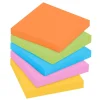 Super Sticky: 90 Sheets, 3 x 3" Sheet, Plain Ruled, Orange, Blue, Green, Yellow & Pink Paper, Glue Binding