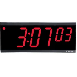 Synchronized LED Digital Clock, Red 4