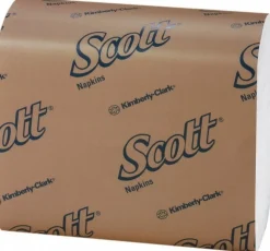 Tall Fold Paper Napkins, Disposable, Snack-Sized, 1-Ply, 20 Packs of 500 Beverage Napkins