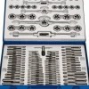 Tap & Die Set: #4-40 to 3/4-16 Taps, Metric Coarse, Metric Fine, NPT, UNC & UNF