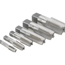 Tap & Die Set: 1/8-27 to 1 - 11-1/2 Taps, 1/8-27 to 1 - 11-1/2 Dies, NPT