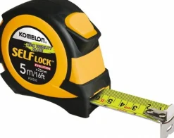 Tape Measure: 16' Long, 25 mm Width, Yellow Blade