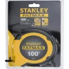 Tape Measure: 100' Long, 3/8" Width, Yellow Blade