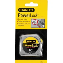 Tape Measure: 10' Long, 1/4" Width, Yellow Blade