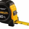 Tape Measure: 30' Long, 1" Width, Yellow Blade