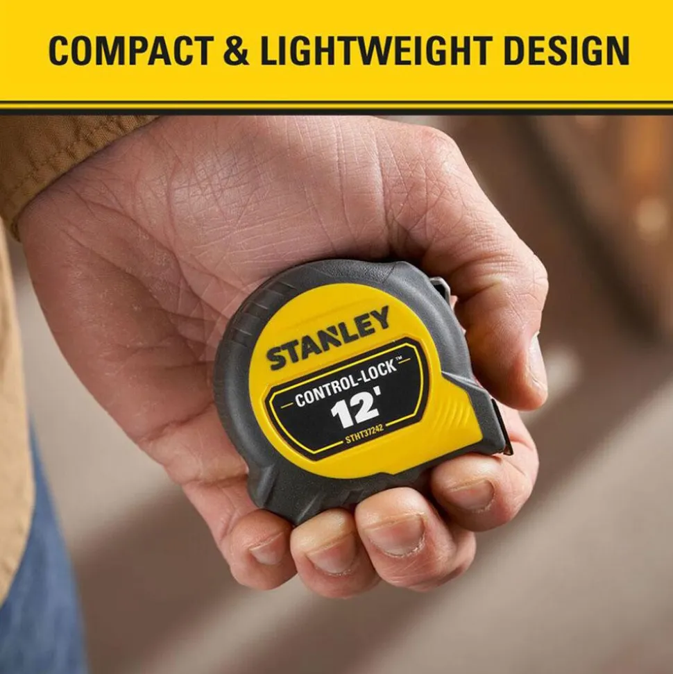 Tape Measures: Length Ft.: 12.000; Graduation (Feet): 1/16