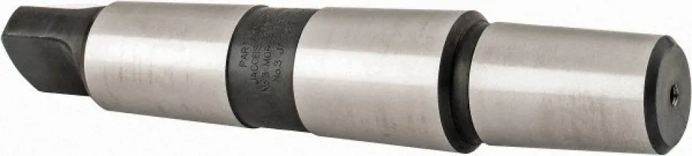 Taper Drill Chuck Arbor: JT3 Mount Taper, 3MT Shank Taper