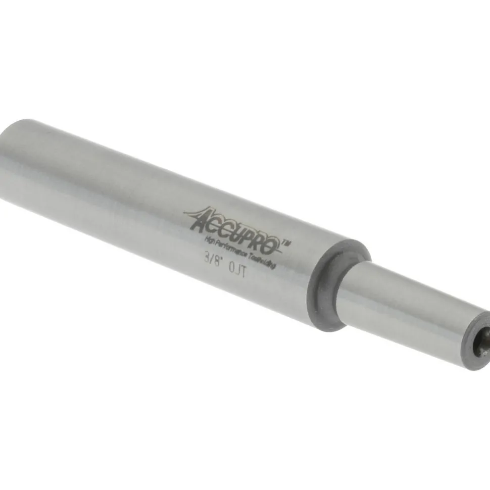 Taper Drill Chuck Arbor: JT0 Mount Taper, 3/8" Shank Dia