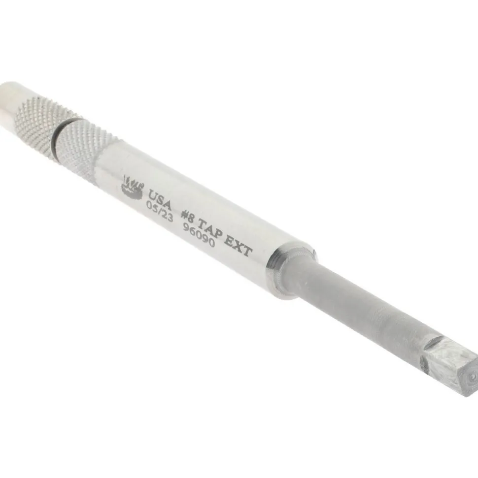 Tap Extension: #8 Tap, 5" OAL, 0.168" Tap Shank Dia