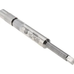 Tap Extension: 1/4" Tap, 5" OAL, 0.255" Tap Shank Dia