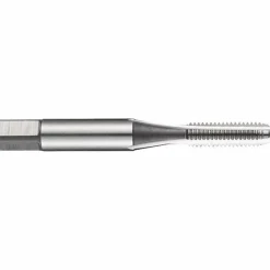 Tap Set: 1/4-19 BSPP, 4 Flute, Plug & Taper, High Speed Steel, Bright Finish